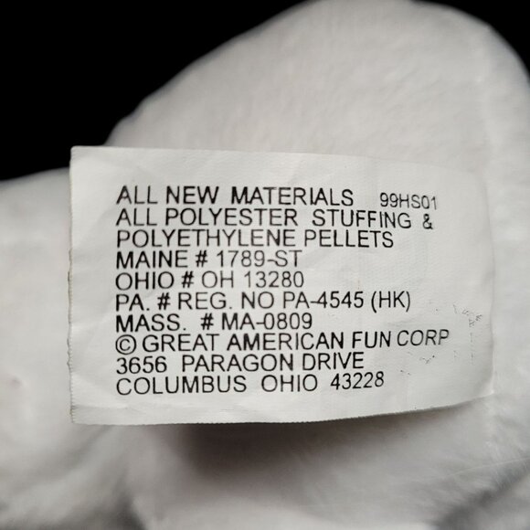 Set Of 2 GAF and Sound N Light Bunny Rabbits Pink White Bows 7" Easter NO SOUND - Picture 6 of 10